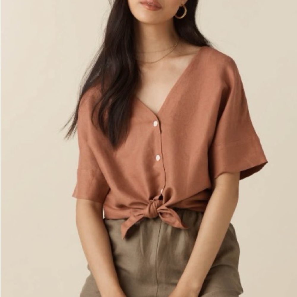 VETTA Textured Girlfriend Shirt